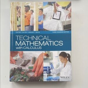 Wiley Technical Mathematics with Calculus Textbook